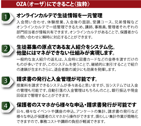 OZA（オーザ）にできること〈抜粋〉