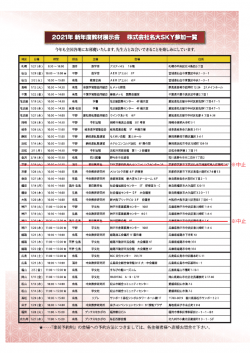 202101ジュクールネット新春セミナー展示会参加一覧 ページ1